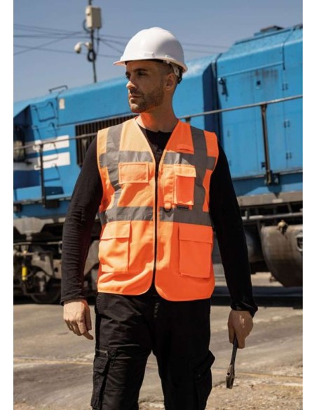 KOR-KXEXQ-Multifunctional Hi-Vis Mesh-Vest Athens 2